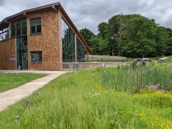 Sherwood Forest Visitor Centre in summer